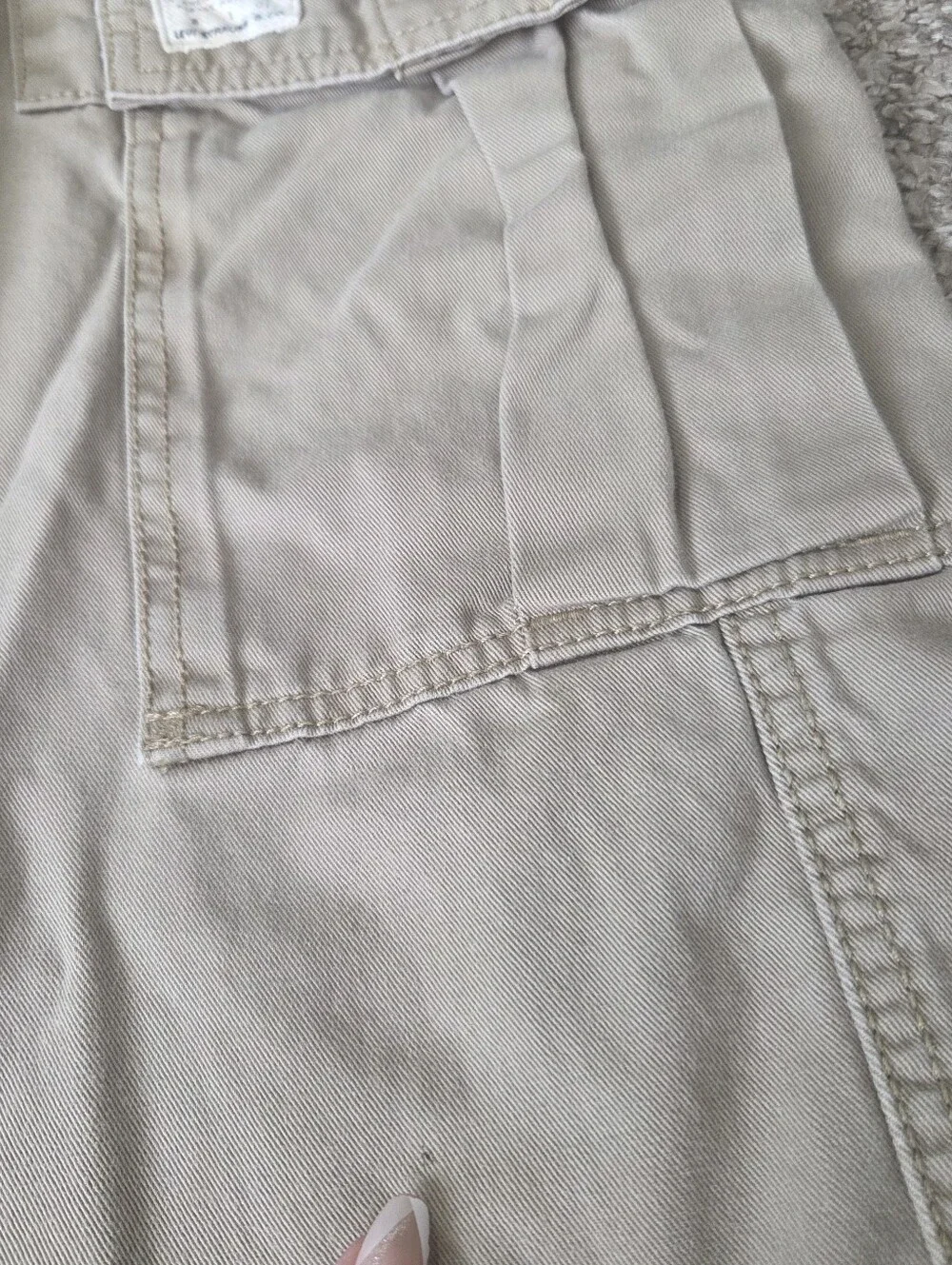 Vtg Levi’s Cargo Pants Mens 30 Brown Beige Y2K Loose Baggy Wide Leg FIT 34x29
